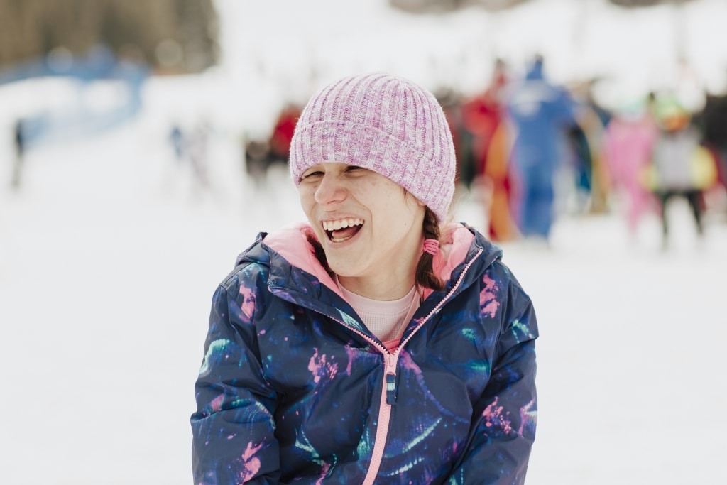Wish Kid Grace on her adaptive ski trip